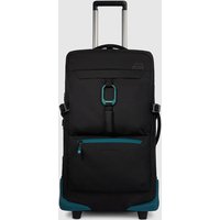 Piquadro Corner 2.0 Reisetasche mit Rollen aus recyceltem Stoff Nero von Piquadro