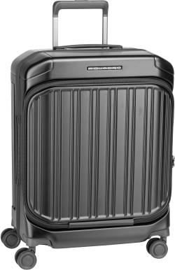 Piquadro PQ Light Cabin Spinner 4426 with Front Pocket  in Schwarz (40 Liter), Koffer & Trolley von Piquadro