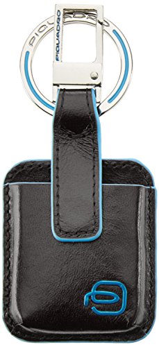 Piquadro Schlüsselanhänger mit Connequ-Gerät, dunkelblau, 10 cm, Schlüsselmäppchen von Piquadro