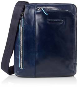 Piquadro Unisex Handtasche Tasche mit Doppeltasche, Blau von Piquadro