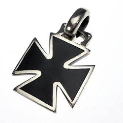 Anhänger Eisernes Kreuz, Iron Cross, massives 925er Sterling Silber von Piratenladen