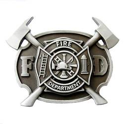 Piratenladen Buckle Fire Department, Feuerwehr, USA - Gürtelschnalle von Piratenladen