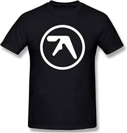 Aphex Twin Mans Cotton Short Sleeve T-Shirt Fashion Shirts S Black M von Pit