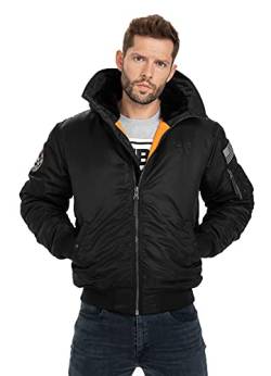 Pit Bull West Coast Herren Winter Jacke Encino Bomberjacke Schwarz M von Pitbull West Coast