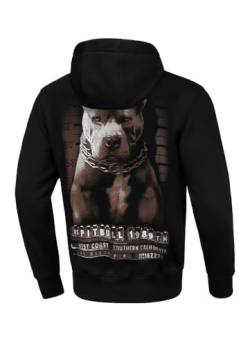 Herren Kapuzenpullover Hoody Hoodie Männer Kapuze Pit Bull West Coast Pitbul Mugshot 3XL von Pitbull