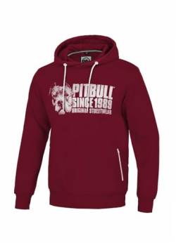 Herren Kapuzenpullover Hoody Hoodie Männer Kapuze Pit Bull West Coast Pitbul Terry Blood Dog 3XL von Pitbull