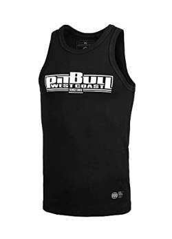 Herren Unterhemd Tank Top Pit Bull West Coast Rib Boxing Ärmelloses Shirt L von Pitbull