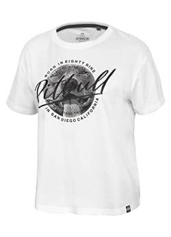 Pitbull Damen T-Shirt Pit Bull West Coast Pretty Oversize Schnitt Shirt Baumwolle Shirts Sommershirt XS von Pitbull
