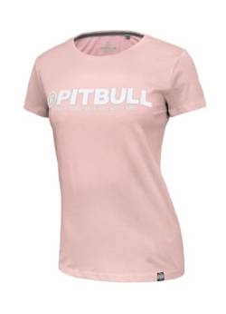 Pitbull Damen T-Shirt mit Frontdruck Baumwollshirt Tshirt Kurzarm Bluse mit Rundhalsausschnitt für Frauen Pit Bull West Coast R Tshirts M von Pitbull