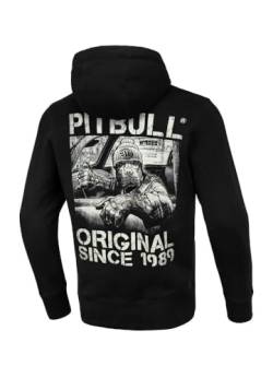 Pitbull Herren Kapuzenpullover mit Reißverschluss Hoodie Zip Baumwolle Pit Bull West Coast Terry Drive L von Pitbull