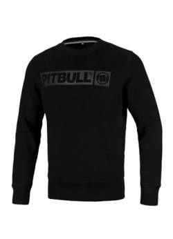 Pitbull Herren Pullover aus Baumwolle Sweatshirt für Männer Pit Bull West Coast Hilltop Black XXL von Pitbull