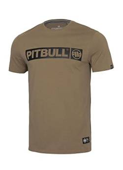 Pitbull Herren T-Shirt Pit Bull West Coast Hilltop Basic Baumwolle Kurzärmlige M von Pitbull