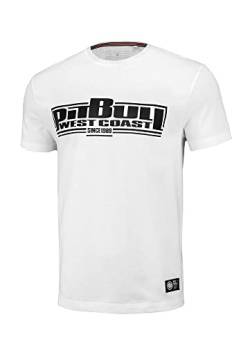 Pitbull Herren T-Shirt Pit Bull West Coast Schlanker Schnitt Classic Boxing Klassisches XL von Pitbull