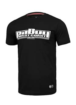 Pitbull Herren T-Shirt Pit Bull West Coast Schlanker Schnitt Classic Boxing Klassisches XXL von Pitbull