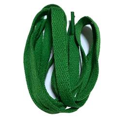 Elastische Schnürsenkel 8mm breit von flachen Schnürsenkel Schuhschnüre for Sneakers Sportschuhe 24 Farben 80 cm / 100 cm / 120 cm / 140 cm / 160cm Schnürsenkel Schwarz ( Color : No 19 green , Size : von PiurUf