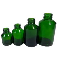 Glasflasche Großhandel benutzerdefinierte Farbe Spray parfüm Flaschen kosmetischer Behälter mit Aluminiumkappe Bambusdeckel Mnay Arten von Materialien Deckel Glasflasche (Color : Sliver Lotion lid, von PiurUf