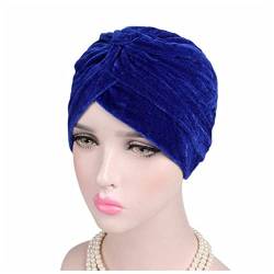 Stirnband Damen Frauen Samt Turban Hut Stirnband Muslim Hijab Caps Weibliche weiche Bandana Stirnband Hijabs Kopf Wrap Haar Zubehör Stirnband (Size : 30) von PiurUf