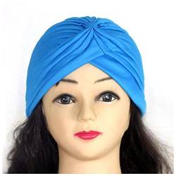 Stirnband Damen Frauen Samt Turban Hut Stirnband Muslim Hijab Caps Weibliche weiche Bandana Stirnband Hijabs Kopf Wrap Haar Zubehör Stirnband (Size : 5) von PiurUf