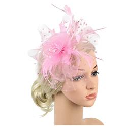 Stirnband Feder Mode-Accessoires Hübsches Stirnband Pearl-Party-Braut-Kopfschmuck-elastisches Haar-Reifen for Frauen Feder Stirnband (Size : B) von PiurUf