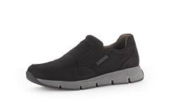 Pius Gabor Herren Sneaker Low, Männer Slip On,Wechselfußbett,Superflex Sohle,Halbschuhe,Schlupfschuhe,schluepfschuhe,Black,44 EU / 9.5 UK von Pius Gabor