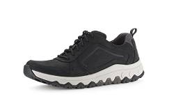 Pius Gabor Herren Sneaker Low,Halbschuhe,Wechselfußbett,zertifiziertes Leder,schnürschuhe,straßenschuhe,Strassenschuhe,Black,44 EU / 9.5 UK von Pius Gabor