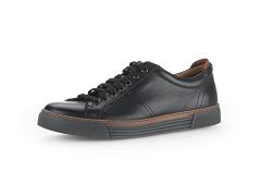 Pius Gabor Herren Sneaker Low,Halbschuhe,zertifiziertes Leder,Wechselfußbett,Kork-Zwischensohle,Lederfutter,Strassenschuhe,Black,45 EU / 10.5 UK von Pius Gabor