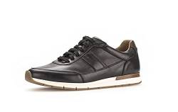 Pius Gabor Herren Sneaker Low,Halbschuhe,zertifiziertes Leder,Wechselfußbett,Superflex Sohle,Kork-Zwischensohle,Turnschuhe,Black,40.5 EU / 7 UK von Pius Gabor