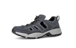 Pius Gabor Herren Sneaker low,Sandalen,zertifiziertes Leder,Wechselfußbett,offene schuhe,strandschuhe,outdoorsandalen,indigo,42.5 EU / 8.5 UK von Pius Gabor