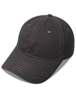 PivotWing Basecap Herren Damen Baseball Caps Cappy Männer Kappen Baseball Hat Mütze Basecap Herren Sommer Ball Caps Adjustable Basebal Hats for Men Women, Dunkelgrau von PivotWing