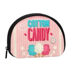 Cotton Candy Münzgeldbörse, Muschel, Mini-Beutel, Geldbörse, Wickeltasche für Damen, Mädchen, Kinder, COTTON CANDY, Einheitsgröße von Piwine