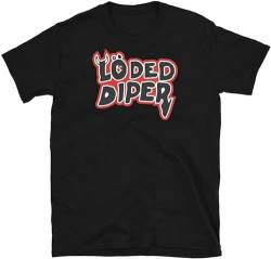 NUKU Loaded Diaper Mens T Shirt loded diper Shirt Black Size L von Piwine