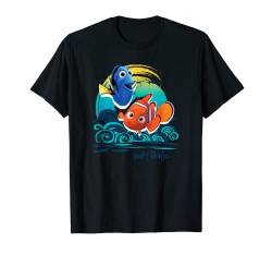 Disney PIXAR Finding Nemo Surf-Tastic with Nemo & Dory T-Shirt von Pixar
