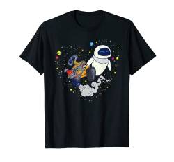 Disney and Pixar’s Wall-E and Eve Planetary Heart T-Shirt von Pixar