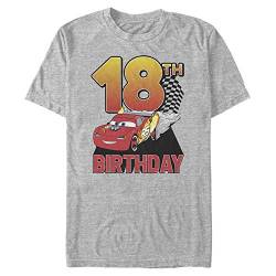 Pixar Cars 2 - Lightning Birthday 18 Unisex Crew neck Melange grey 2XL von Pixar