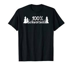 100% Schwarzwald T-Shirt | Schwarzwälder von Pixelpunker.de Streetwear