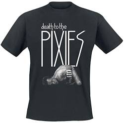 Pixies Death to The Männer T-Shirt schwarz L 100% Baumwolle Band-Merch, Bands von Pixies