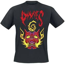 Pixies Devil is Black Männer T-Shirt schwarz M 100% Baumwolle Band-Merch, Bands von Pixies