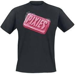 Pixies Wash Up Männer T-Shirt schwarz L 100% Baumwolle Band-Merch, Bands von Pixies