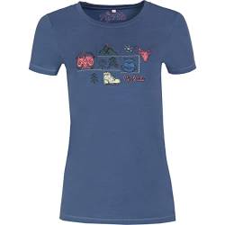 Piz Palü Damen Altenbuch T-Shirt, schieferblau, L von Piz Palü