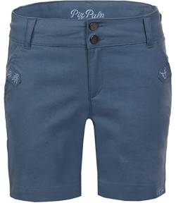 Piz Palü W Halblech Blau - Weiche kühlende Damen Outdoor Shorts, Größe 38 - Farbe Schieferblau von Piz Palü