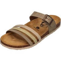 Plakton BERTA 185862 Keilpantolette kaki kiwi beige von Plakton