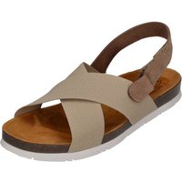 Plakton GEMA 565655 Riemchensandalette Taupe von Plakton