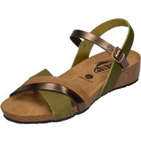 Plakton NORTE 775895 Riemchensandalette metal lux kaki von Plakton