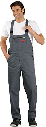 Planam Größe 102 Herren BW 290 Latzhose grau Modell 0193 von Planam