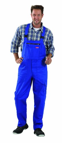 Planam Größe 58 Herren BW 290 Cargo-Latzhose Kornblau Modell 0171 von Planam