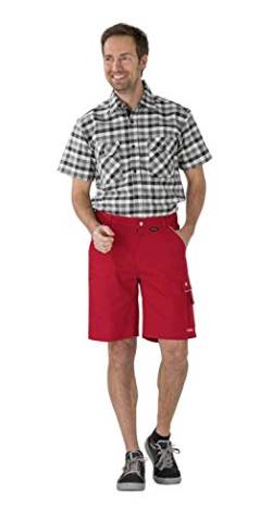 Planam Größe S Herren Canvas 320 Shorts rot Modell 2177 von Planam