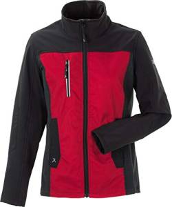 Planam Norit Damen Hybridjacke rot schwarz Modell 6517 Größe 36 von Planam