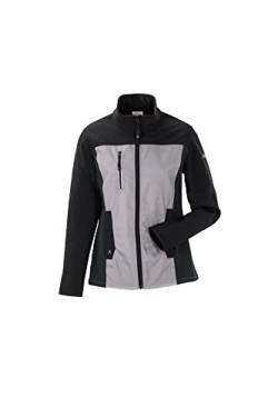 Planam Norit Damen Hybridjacke zink schwarz Modell 6516 Größe 36 von Planam