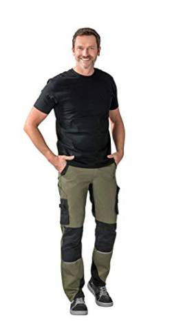 Planam Norit Herren Bundhose Oliv schwarz Modell 6405 Größe 106 von Planam