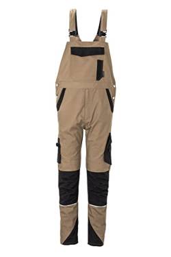 Planam Norit Herren Latzhose Sand schwarz Modell 6523 Größe 50 von Planam